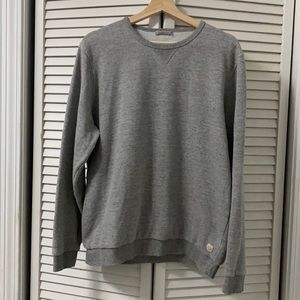Marine Layer grey crew neck sweatshirt. Size Large